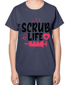 scrub life Style 1381# - nurse-  Ladies T-Shirt