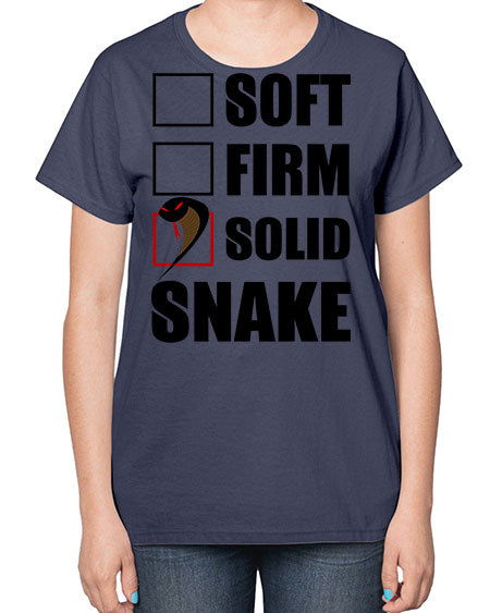 solid snake - snake-  Ladies T-Shirt