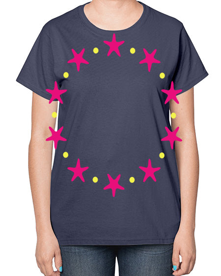 starfish 1# - shark-fish-  Ladies T-Shirt