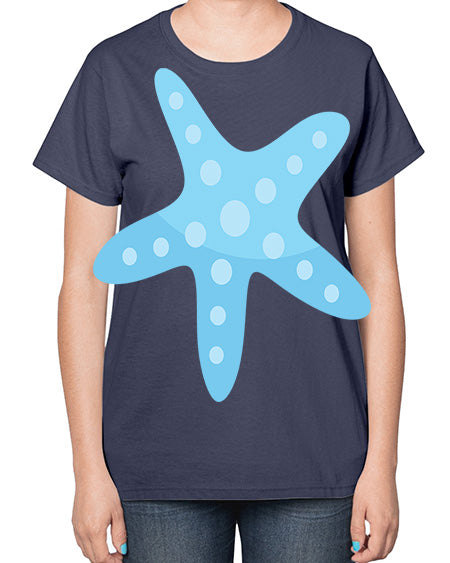 starfish 2# - shark-fish-  Ladies T-Shirt