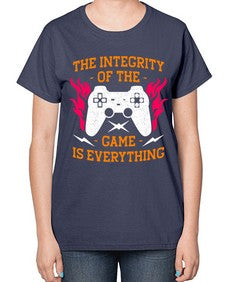 the integrity of the game 155# - video games-  Ladies T-Shirt
