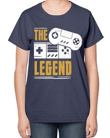 the legend 156# - video games-  Ladies T-Shirt