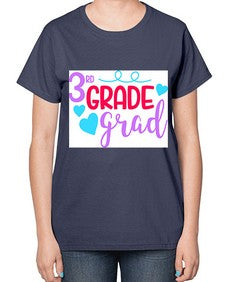 thirdgradegrad 982# - third grade-  Ladies T-Shirt