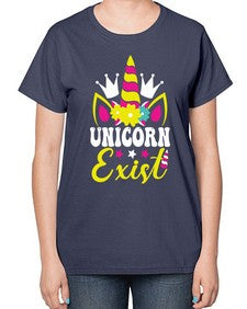 unicorn exist 457# - unicorn-  Ladies T-Shirt