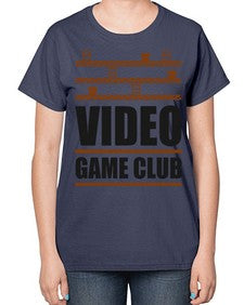 video game club 160# - video games-  Ladies T-Shirt