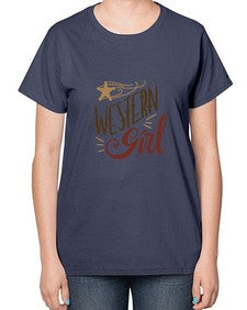 western girl 1244# - western-  Ladies T-Shirt