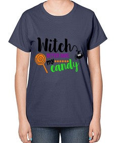 witchbetterhavecandy 12# - witch-  Ladies T-Shirt
