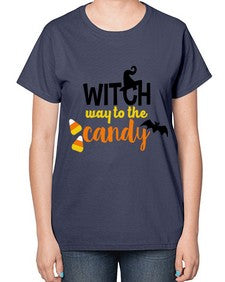 witchwaycandy 4# - witch-  Ladies T-Shirt
