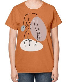 Abstract Shape 195# - art pop art-  Ladies T-Shirt