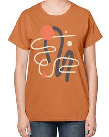Abstract Shape 198# - art pop art-  Ladies T-Shirt