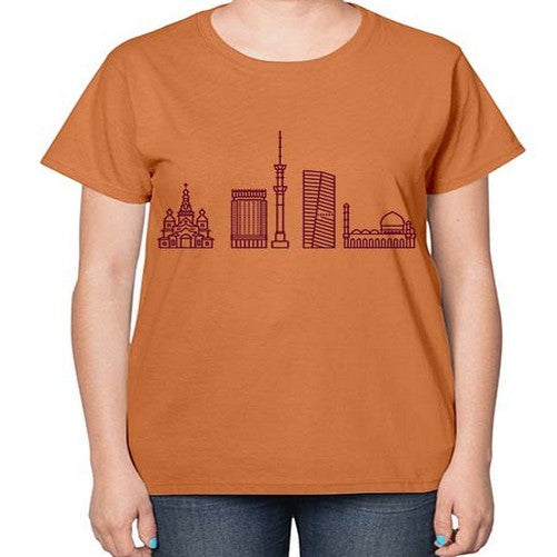 Almaty 307# - cities-  Ladies T-Shirt