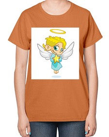 Angel 7# - cartoon general-  Ladies T-Shirt