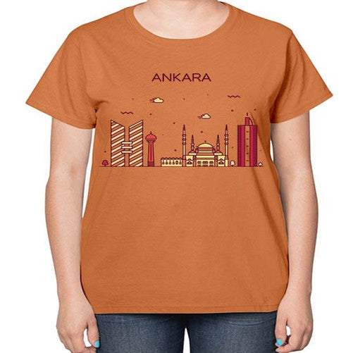 Ankara 332# - cities-  Ladies T-Shirt