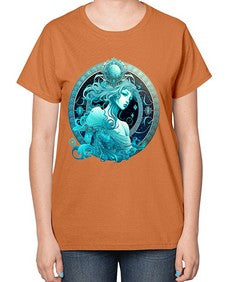 Aquarius 63# - aquarius-  Ladies T-Shirt