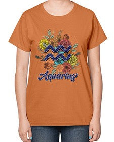 Aquarius 7# - aquarius-  Ladies T-Shirt