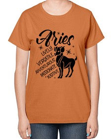 Aries 100# - aries-  Ladies T-Shirt