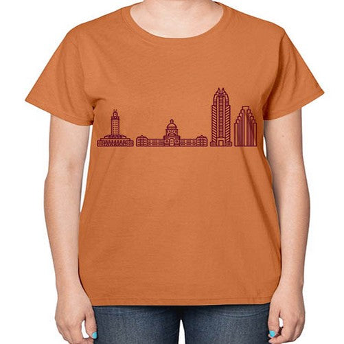 AustinTX 381# - cities-  Ladies T-Shirt