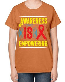 Awareness is empowering Style 6# - Self awareness-  Ladies T-Shirt