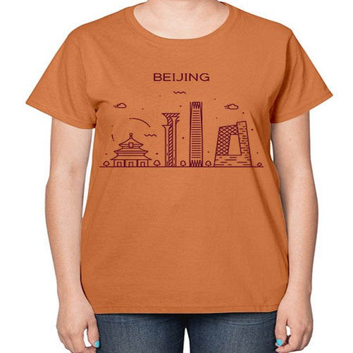 Beijing 425# - cities-  Ladies T-Shirt