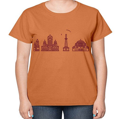Belgrade 439# - cities-  Ladies T-Shirt