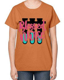 Blessed Nurse Style Style 629# - nurse-  Ladies T-Shirt