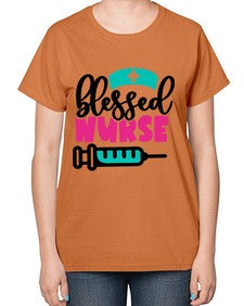 Blessed Nurse Style Style 630# - nurse-  Ladies T-Shirt