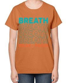 Breath Relax Focus 181# - yoga-  Ladies T-Shirt