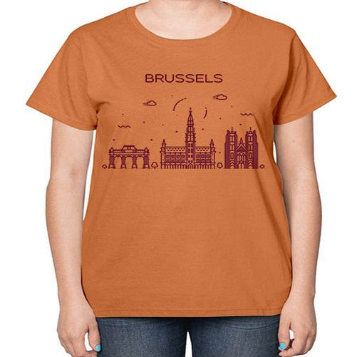 Brussels 506# - cities-  Ladies T-Shirt