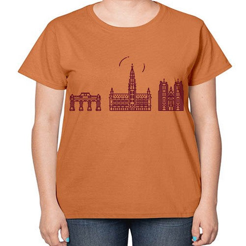 Brussels 507# - cities-  Ladies T-Shirt