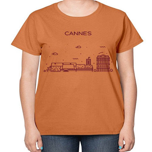 Cannes 543# - cities-  Ladies T-Shirt