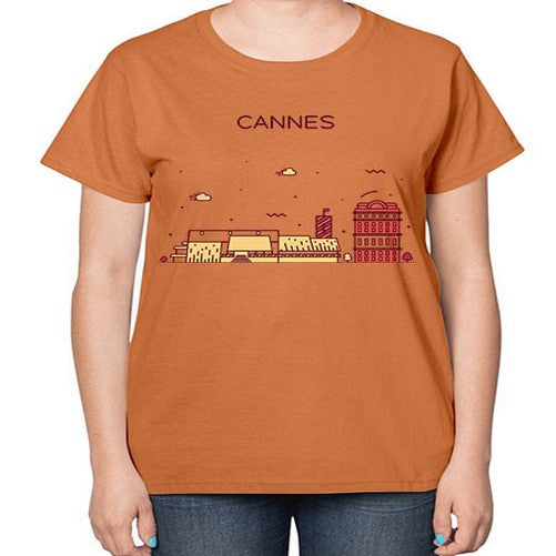 Cannes 545# - cities-  Ladies T-Shirt
