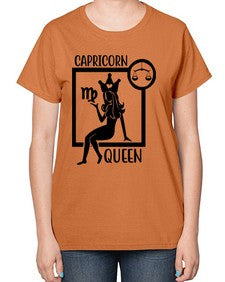 Capricorn queen 194# - capricorn-  Ladies T-Shirt