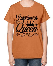 Capricorn queen 196# - capricorn-  Ladies T-Shirt