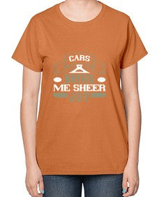 Cars bring me sheer joy 6# - car-  Ladies T-Shirt