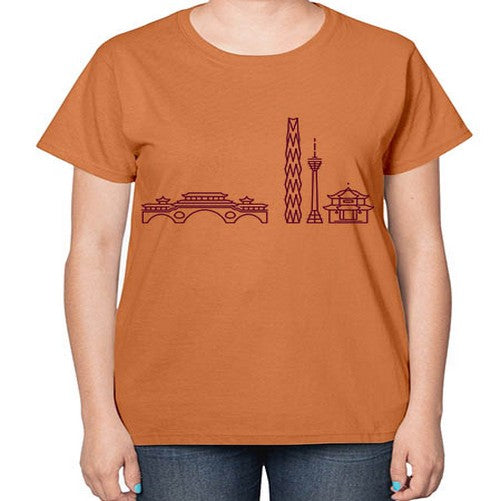 Chengdu 562# - cities-  Ladies T-Shirt