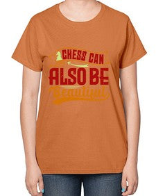 Chess can also be beautiful 65# - chess-  Ladies T-Shirt