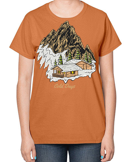 Cold Days 26# - nature-  Ladies T-Shirt