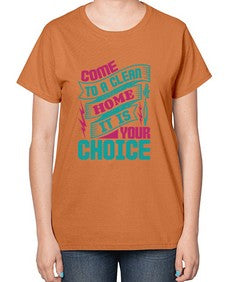 Come clean a home it is your choice Style 107# - cleaner-  Ladies T-Shirt