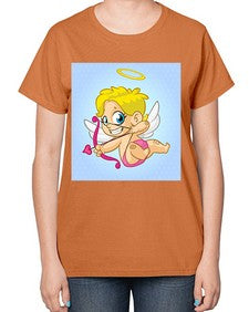 Cupid 79# - cartoon general-  Ladies T-Shirt