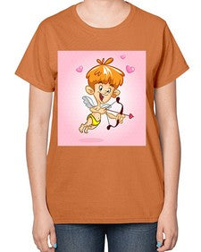 Cupid 80# - cartoon general-  Ladies T-Shirt