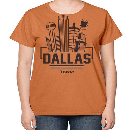 Dallas 645# - cities-  Ladies T-Shirt