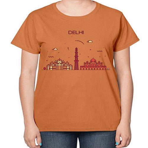 Delhi 656# - cities-  Ladies T-Shirt