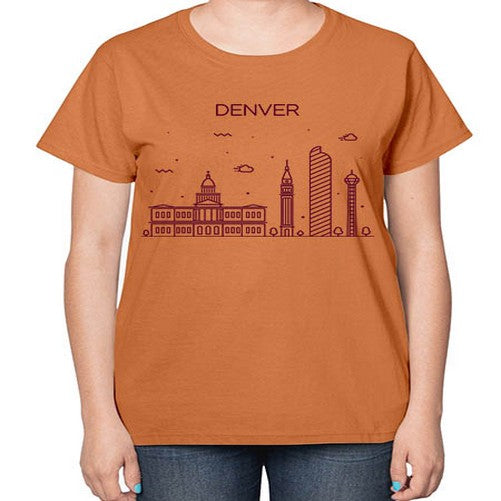 Denver 659# - cities-  Ladies T-Shirt
