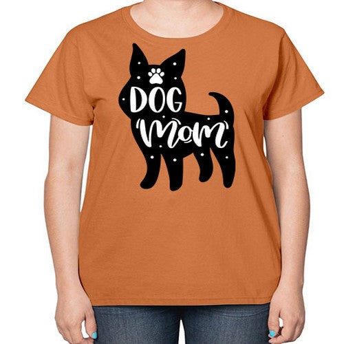 Dog Mom Style 27# - dogs-  Ladies T-Shirt