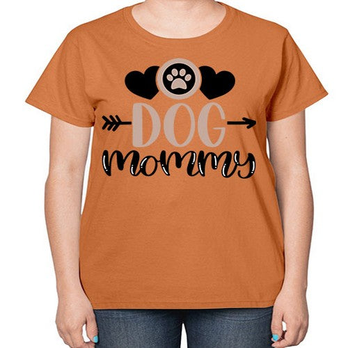 Dog Mommy Style 25# - dogs-  Ladies T-Shirt