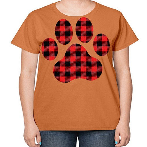 Dog Paw Style 94# - dogs-  Ladies T-Shirt