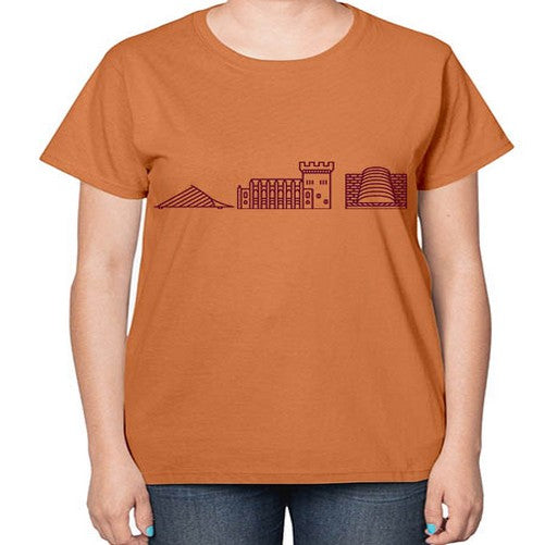 Dublin 692# - cities-  Ladies T-Shirt