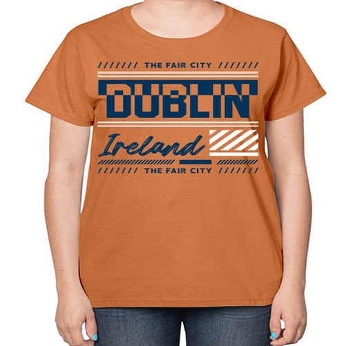 Dublin 693# - cities-  Ladies T-Shirt