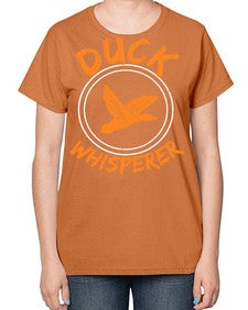Duck Whisperer Style 2# - ducks-  Ladies T-Shirt