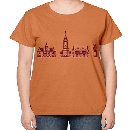 Freiburg 747# - cities-  Ladies T-Shirt